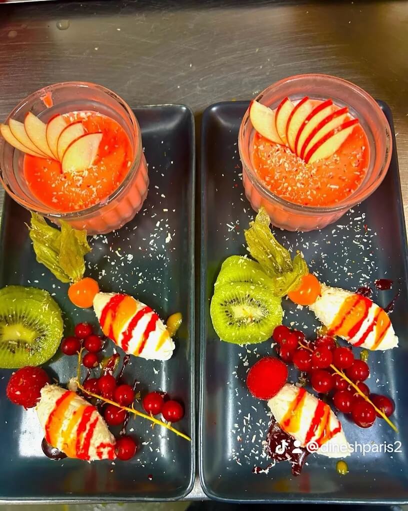 Desserts à l'assiette